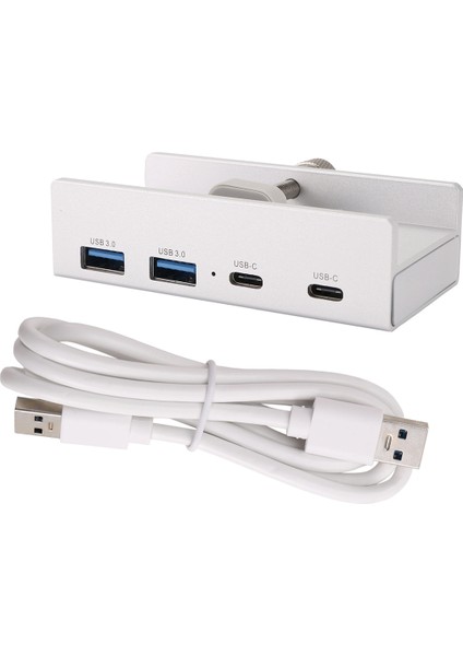 Dizüstü Bilgisayarlar Için Usb-C 5gbp Aktarım Hızına Sahip USB 3.0 Hub Alüminyum Klipsli Typec Hub Masaüstü Ayırıcı (Yurt Dışından) modelleri
