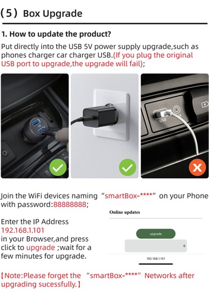 Kablosuz Carplay Adaptörü - Kablolu Carplay Dongle'ı Tak ve Çalıştır'a Dönüştürün - Iphone, Ios ve Android Auto Için (Yurt Dışından) fiyatları