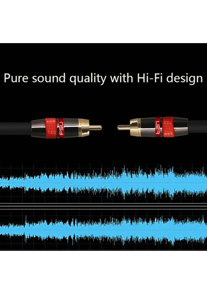 Fsu Dijital Ses Rca Kablosu Premium Stereo Rca - Rca Koaksiyel Spdıf Kablosu Erkek Hoparlör Hifi Subwoofer Kablosu Av 2m (Yurt Dışından) modelleri