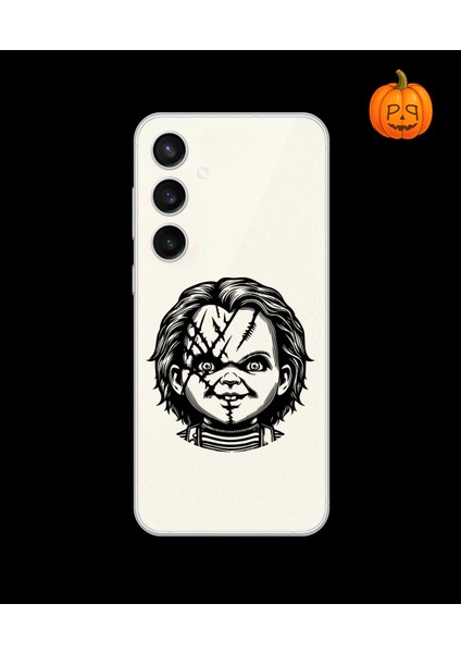 Samsung Galaxy S23 Uyumlu Şeffaf Kılıf Horror 4 Tasarımlı