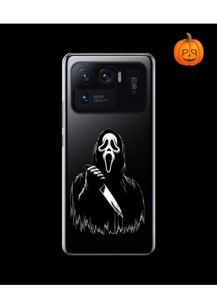 Xiaomi Mi 11 Pro Uyumlu Şeffaf Kılıf Horror 3 Tasarımlı