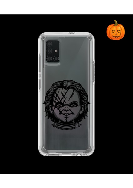 Samsung Galaxy A71 Uyumlu Şeffaf Kılıf Horror 4 Tasarımlı