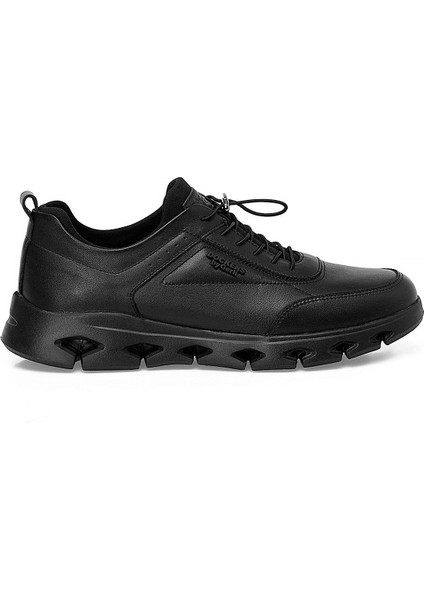 A102028153 5W Luciano 5pr Erkek Hakiki Deri Casual Ayakkabı Siyah