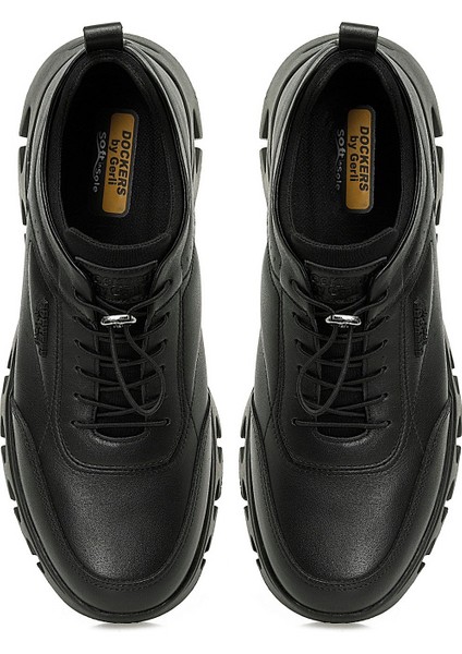 A102028153 5W Luciano 5pr Erkek Hakiki Deri Casual Ayakkabı Siyah fırsatları