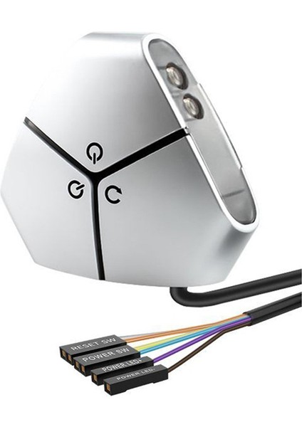 Bilgisayar Masaüstü Anahtarı Pc Güç Açma/yeniden Başlatma Düğmesi Çift USB Harici Uzatma Güç Kablosu Ofis B Için Açma/kapama Düğmesi (Yurt Dışından)