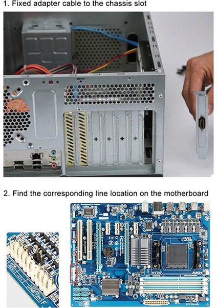 Bilgisayar Masaüstü Anahtarı Pc Güç Açma/yeniden Başlatma Düğmesi Çift USB Harici Uzatma Güç Kablosu Ofis B Için Açma/kapama Düğmesi (Yurt Dışından) indirimleri