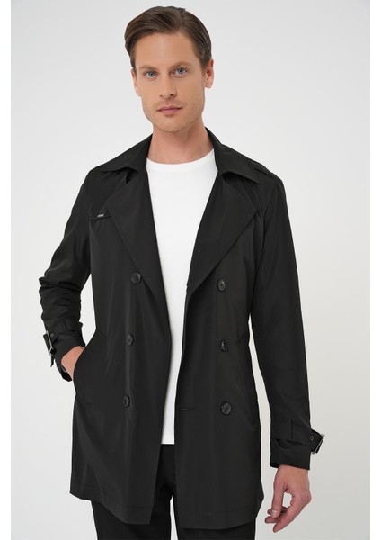 Trençkot 04 Siyah Pardösü modelleri
