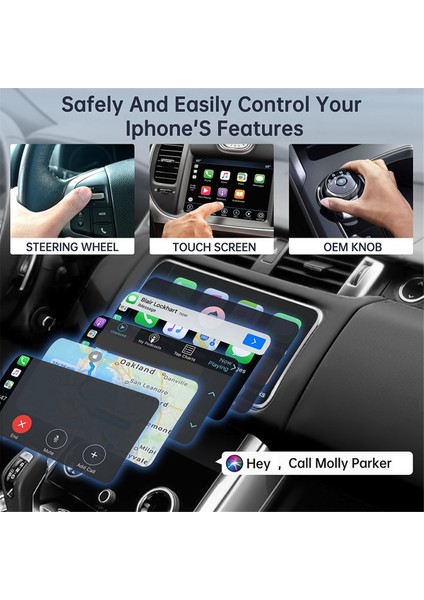 Apple iPhone Için Carplay Kablosuz Adaptörü Kabloludan Kablosuza Carplay Dongle Wifi Çevrimiçi Güncelleme Kablosuz Carplay Adaptörü B (Yurt Dışından) indirimleri