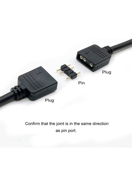 2 Adet Argb Ayırıcı Kablo, 1'den 4'e Dişi - Dişi 5V 3 Pin Adreslenebilir Rgb Ayırıcı Uzatma Kablosu Argb LED Senkronizasyon Kablosu (Yurt Dışından) indirimleri