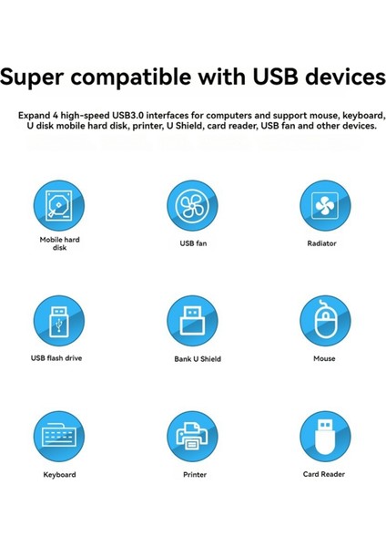 4 Portlu USB 3.0 Hub USB Adaptörü USB Ayırıcı, Ayrı LED Açma/kapama Anahtarları, Dizüstü Bilgisayarlar Için 4'ü 1 Arada Rgb Genişletici (Yurt Dışından) fırsatları