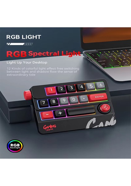 Taşınabilir Joystick Mekanik Klavye Tam Sıcak Değiştirilebilir Tuş, C (Yurt Dışından) fırsatları