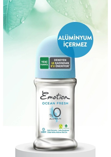 Ocean Fresh Kadın Vegan Roll On 3X50ML Leke Bırakmaz fiyatları