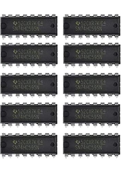 10 Adet Ic 74HC595 74HC595N SN74HC595N Dıp-16 Mantık Kaydırma Kaydı (Yurt Dışından)