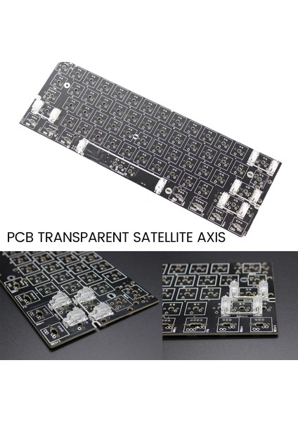 Mekanik Klavye Cherry Mx Anahtarı Pcb'ye Monte Edilmiş Kiraz Sabitleyici Şeffaf Kasa 6.25U Değiştirici Tuş Sabitleyici (Yurt Dışından) fiyatları