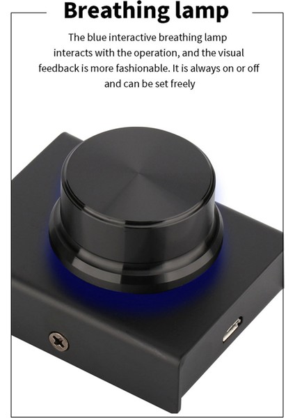 USB Bilgisayar Ses Kontrol Cihazı Multimedya Pc Hoparlörü Harici Ses Ses Kontrol Düğmesi Yedek Aksesuarlar (Yurt Dışından)