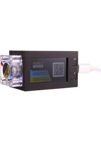 Nerdminer V2 Pro Miner 78KH/S Mini Bitcoin Piyango Madencisi Aydınlık Fanlı Btc Solo Piyango Madencilik Madencisi Siyah (Yurt Dışından) fiyatları