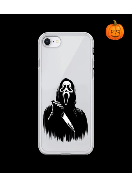 iPhone 6s Plus Uyumlu Şeffaf Kılıf Horror 3 Tasarımlı