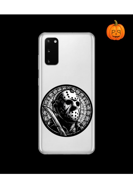 Samsung Galaxy S20PLUS Uyumlu Şeffaf Kılıf Horror 5 Tasarımlı