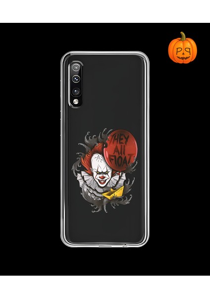 Samsung Galaxy A50 Uyumlu Şeffaf Kılıf Horror 1 Tasarımlı