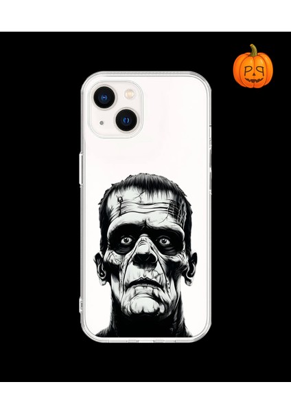iPhone 14 Uyumlu Şeffaf Kılıf Horror 6 Tasarımlı