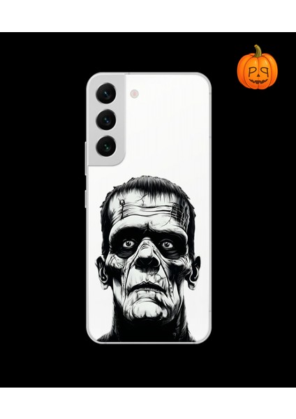Samsung Galaxy S22PLUS Uyumlu Şeffaf Kılıf Horror 6 Tasarımlı