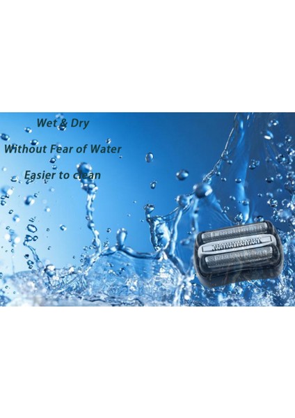Braun 3 Serisi 3000S, 3010S, 3020S, 3030S, 3040S Elektrikli Tıraş Makinesi Folyosu ve Kesiciler, Tıraş Makinesi Aksesuarları Için 32B Yedek Başlık (Yurt Dışından) fiyatları