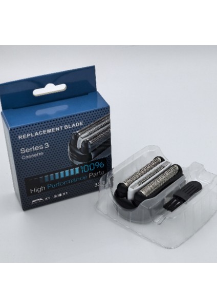 Braun 3 Serisi 3000S, 3010S, 3020S, 3030S, 3040S Elektrikli Tıraş Makinesi Folyosu ve Kesiciler, Tıraş Makinesi Aksesuarları Için 32B Yedek Başlık (Yurt Dışından) fırsatları