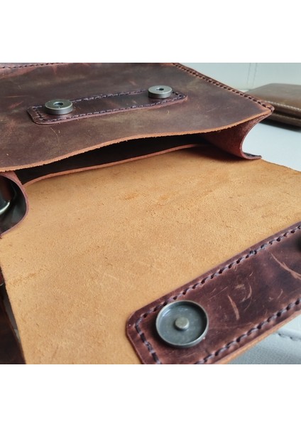 Hakiki Deri Elyapımı Çanta 20*20 cm modelleri