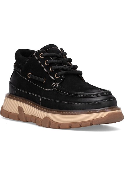 25K550 Erkek Hakiki Deri Casual Ayakkabı Siyah fiyatları