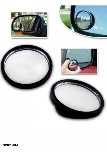 Siyah Ayarlanabilir 2 Li Set Araba ve Motorsiklet Için Güvenlik Artırıcı Kör Nokta Ayna Seti fiyatları