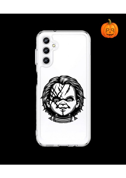 Samsung Galaxy A25 Uyumlu Şeffaf Kılıf Horror 4 Tasarımlı