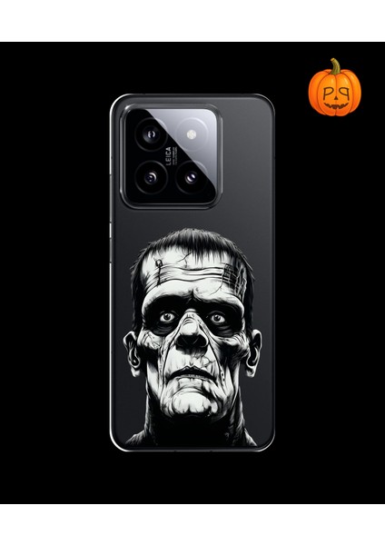 Xiaomi Mi 14 Uyumlu Şeffaf Kılıf Horror 6 Tasarımlı