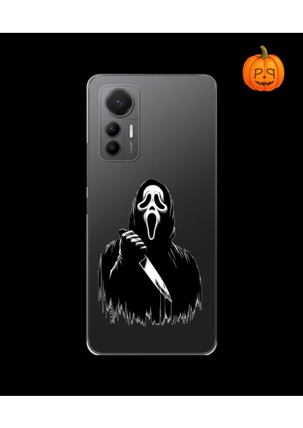 Xiaomi Mi 12 Uyumlu Şeffaf Kılıf Horror 3 Tasarımlı