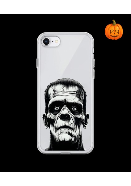 iPhone 6 Uyumlu Şeffaf Kılıf Horror 6 Tasarımlı