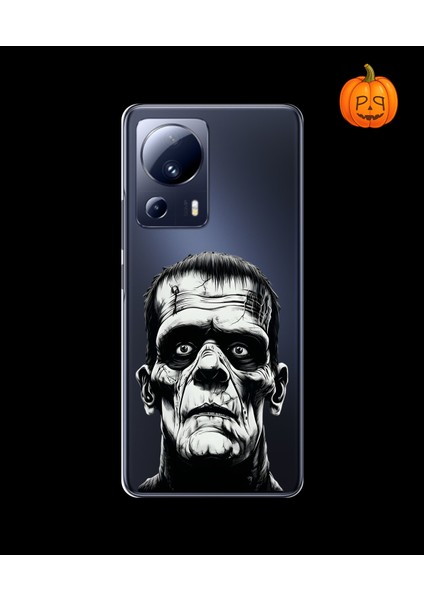 Xiaomi Mi 13 Uyumlu Şeffaf Kılıf Horror 6 Tasarımlı