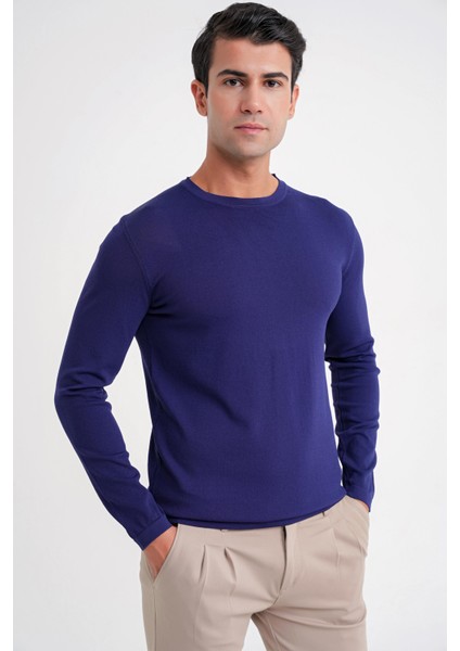 Tr 888 Triko Slim Lacivert