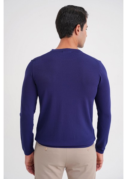 Tr 888 Triko Slim Lacivert