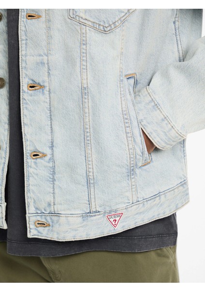 Jeans Erkek Çok Renkli Denim Parka M5YN38D5M5A-GJVD fırsatları