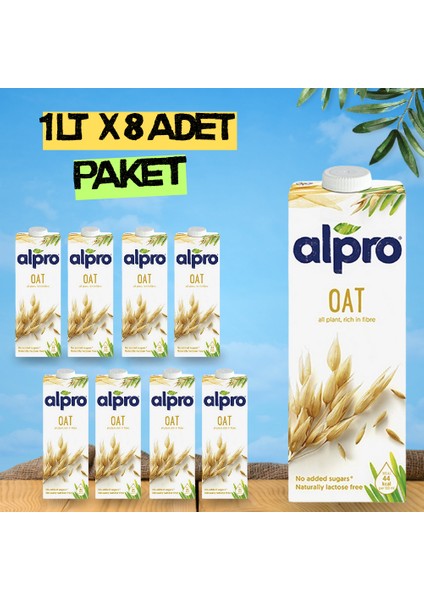 Yulaf Sütü 1 Lt x 8 Adet