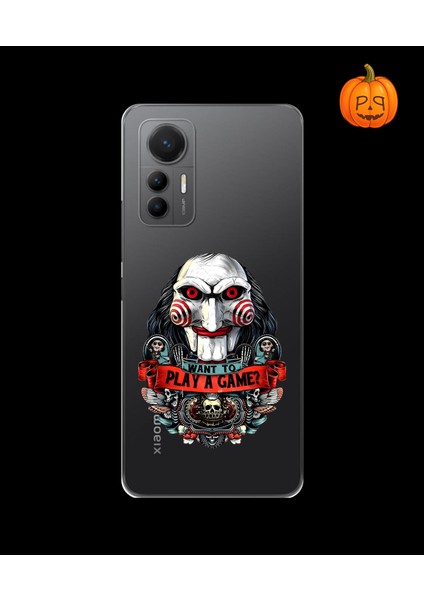 Xiaomi Mi 12 Uyumlu Şeffaf Kılıf Horror 7 Tasarımlı
