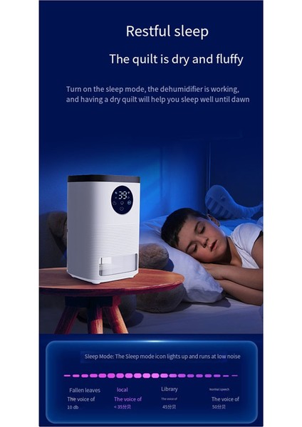 Yatak Odası Için Nem Alma Cihazı, Otomatik Kapanma Özellikli Ev Nem Alma Cihazları, Karavan, Dolap ve Ab Fişi Için Küçük Taşınabilir Nem Alma Cihazı (Yurt Dışından) fırsatları