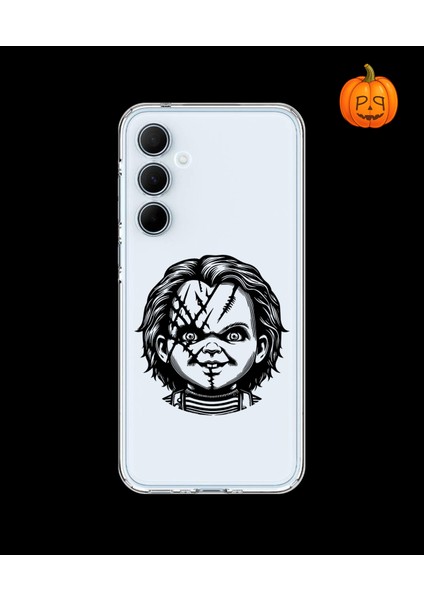 Samsung Galaxy A35 Uyumlu Şeffaf Kılıf Horror 4 Tasarımlı