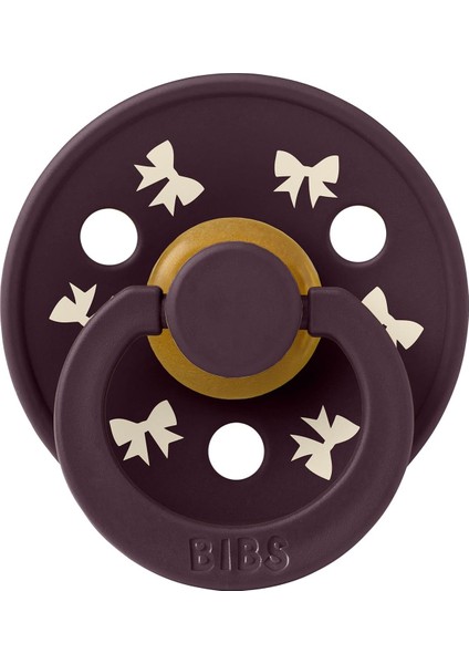 Colour Holiday Bow Emzik- Plum Ivory