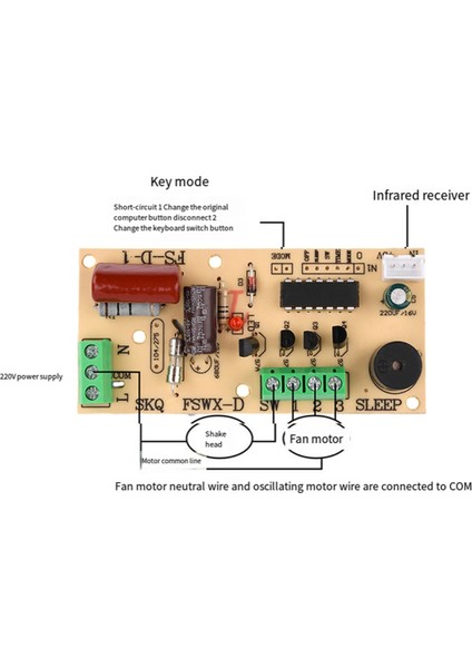 Elektrikli Vantilatör Evrensel Tamir Kartı Evrensel Modifiye Devre Kartı Uzaktan Kumandalı Kontrol Kartı Tamir Kartı (Yurt Dışından) fırsatları