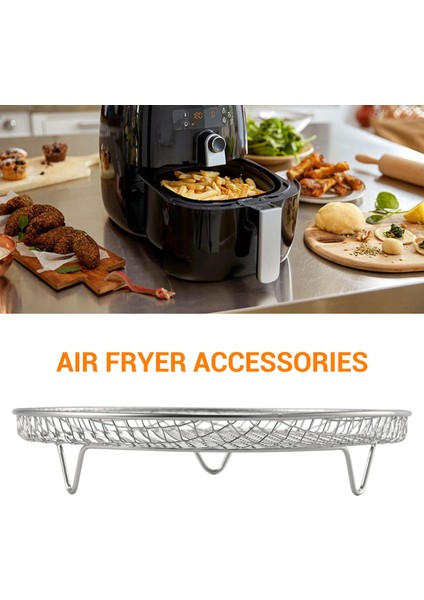 Gowise Phillips Usa Cozyna Ninja Air Fryer Için Air Fryer Aksesuarları Üç Istiflenebilir Raf, Air Fryer Rafı (Yurt Dışından) modelleri