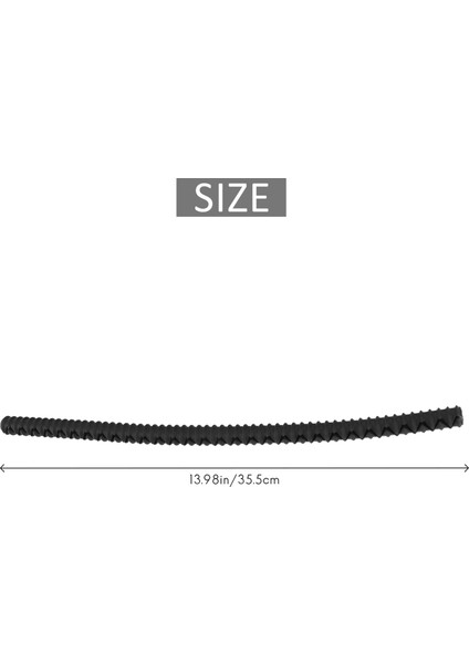 Silikon Fırın Rafı Koruyucuları 6'lı Paket, Fırın Rafı Kenarı Koruyucu Kılıf, 14 Inç Uzunluk, El/kol Yanıklarına Karşı Koruma (Siyah) (Yurt Dışından) fırsatları