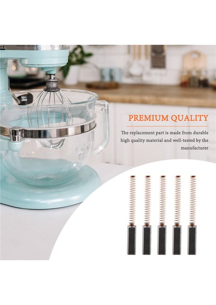 W10380496 Stand Mikser Karbon Motor Fırçası Whirlpool ve Kitchenaid Mikserler Için Motor Fırçası Yeni AP5178083, PS3495098, 6'lı Paket (Yurt Dışından) modelleri