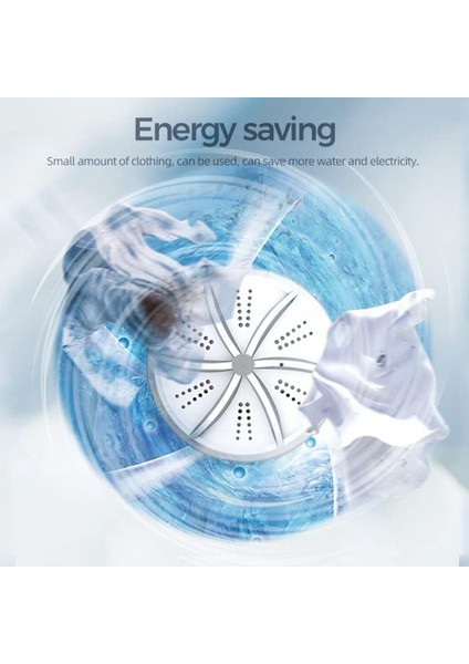 Kamp/ev/seyahat/daire/yurtlar Için Taşınabilir Ultrasonik Mini Çamaşır Makinesi, Kişisel Temizlik Makinesi (Yurt Dışından) indirimleri