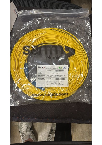 Fiber Optik Patch Kablo Sıngle Mode Lc-Lc Dx 35MT