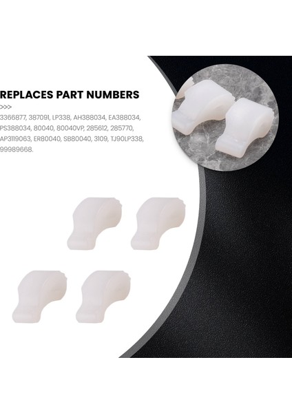 12'li Paket 80040 Çamaşır Makinesi Çalkalayıcı Dişleri Değiştirme Kiti Whirlpool ve Kenmore Çamaşır Makinelerine Tam Uyumlu - 285612 285770'IN Yerini Alır (Yurt Dışından) fiyatları